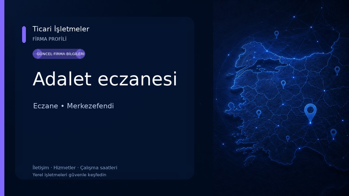 Adalet eczanesi Eczane