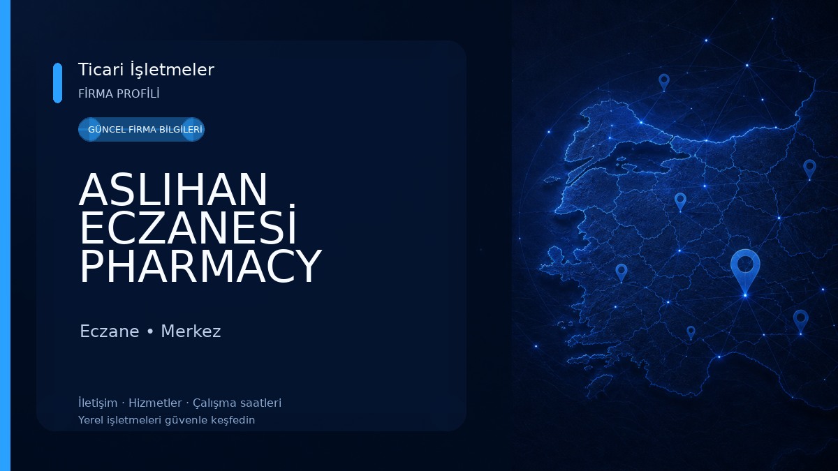 ASLIHAN ECZANESİ PHARMACY