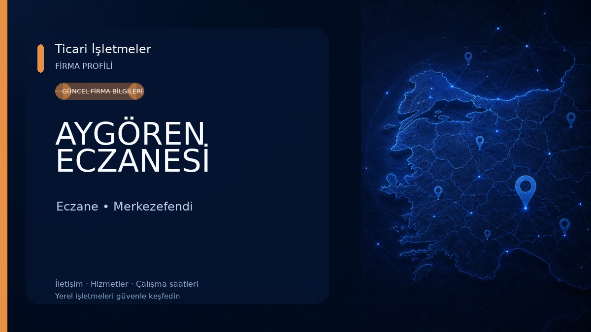 AYGÖREN ECZANESİ Eczane