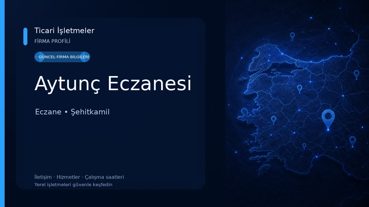 Aytunç Eczanesi Eczane