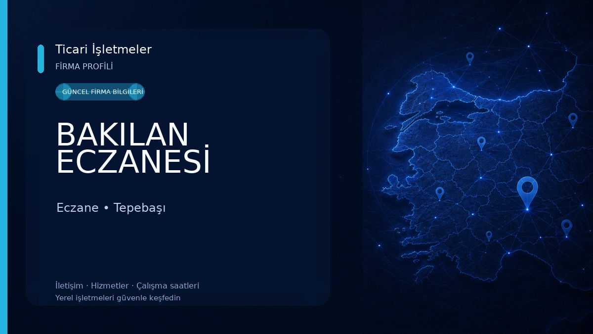 BAKILAN ECZANESİ Eczane