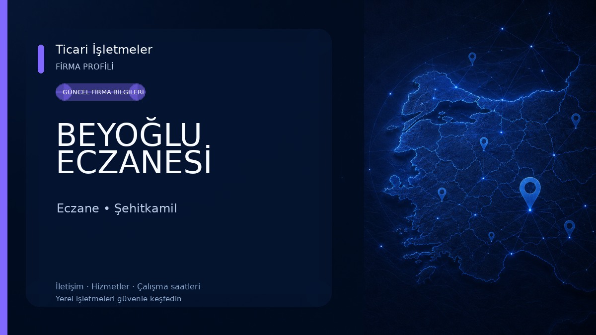 BEYOĞLU ECZANESİ