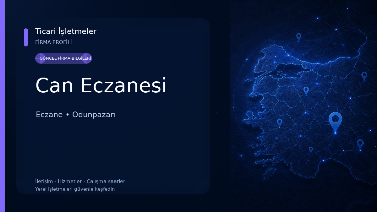 Can Eczanesi Eczane