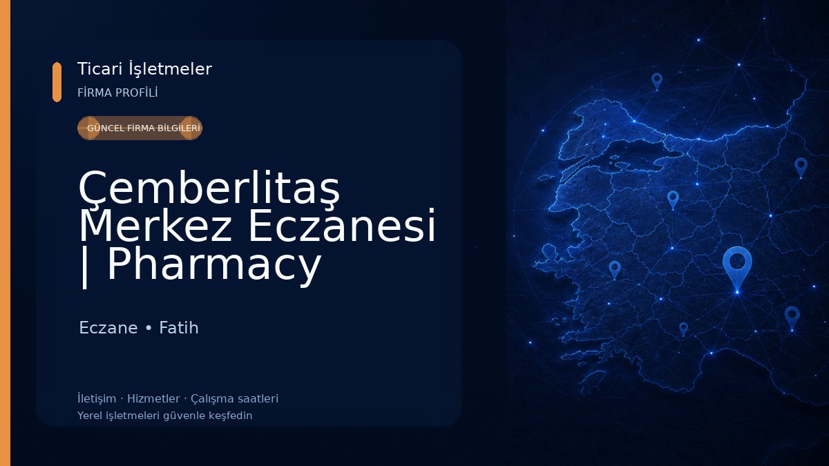 Çemberlitaş Merkez Eczanesi | Pharmacy