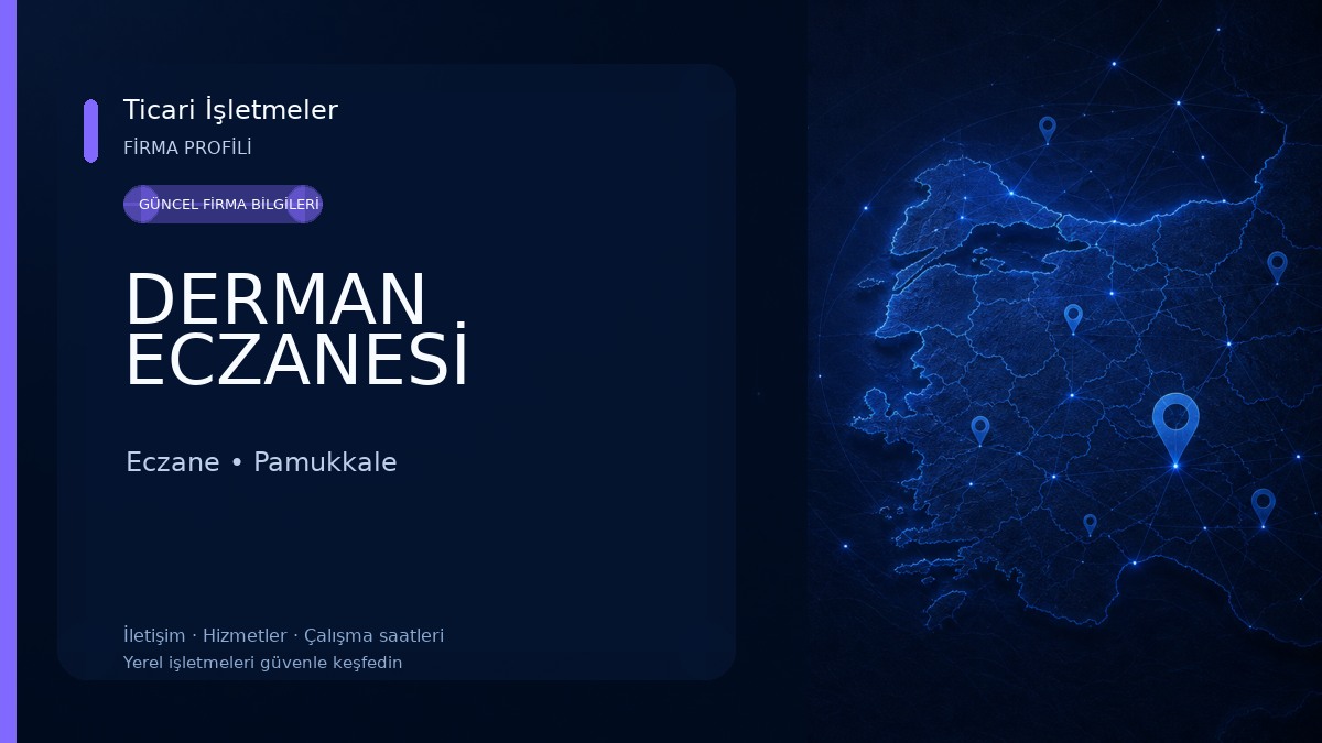 DERMAN ECZANESİ Eczane