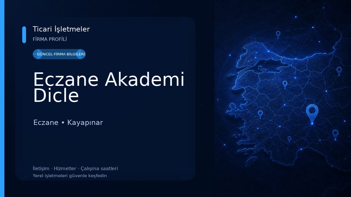 Eczane Akademi Dicle Eczane