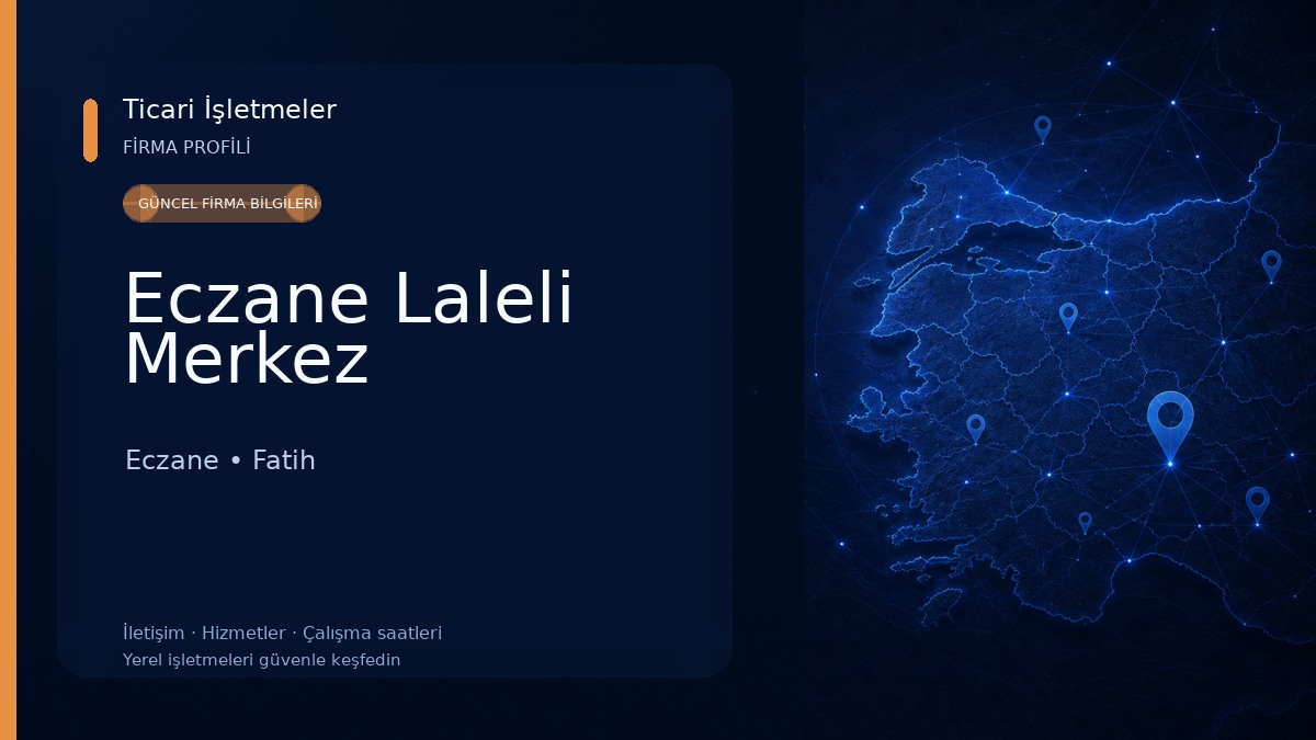 Eczane Laleli Merkez Eczane