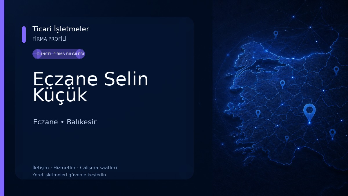Eczane Selin Küçük Eczane