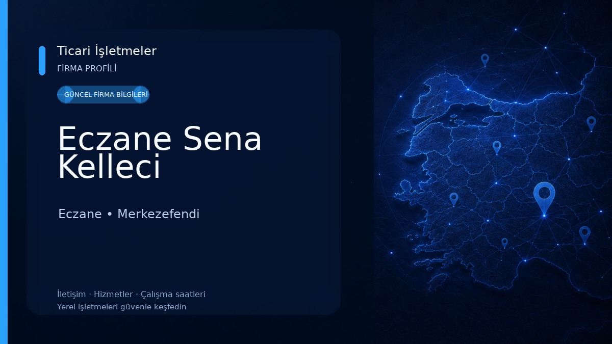 Eczane Sena Kelleci Eczane