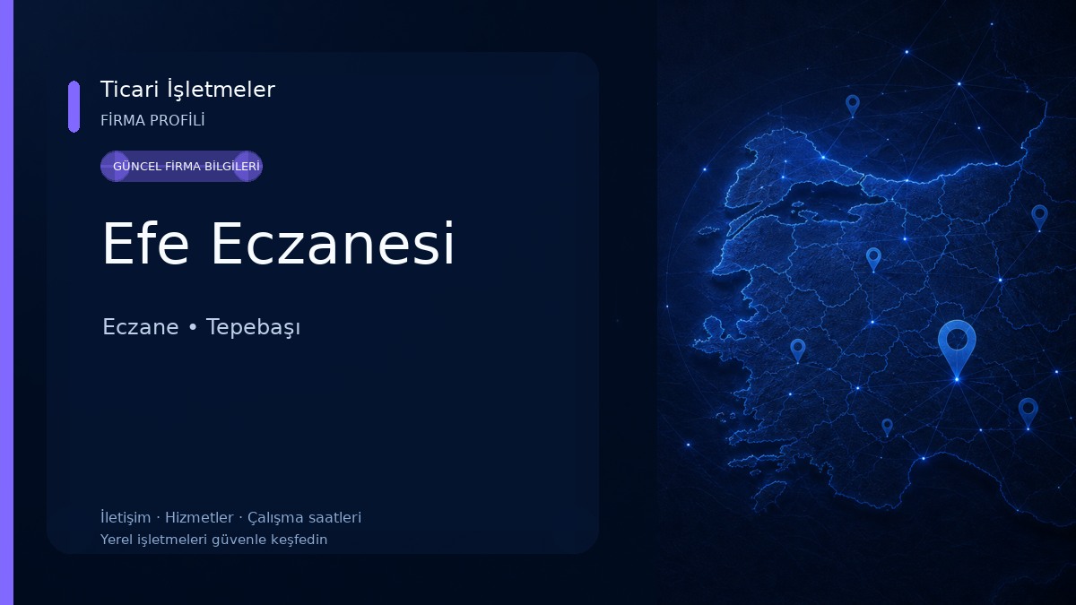 Efe Eczanesi Eczane