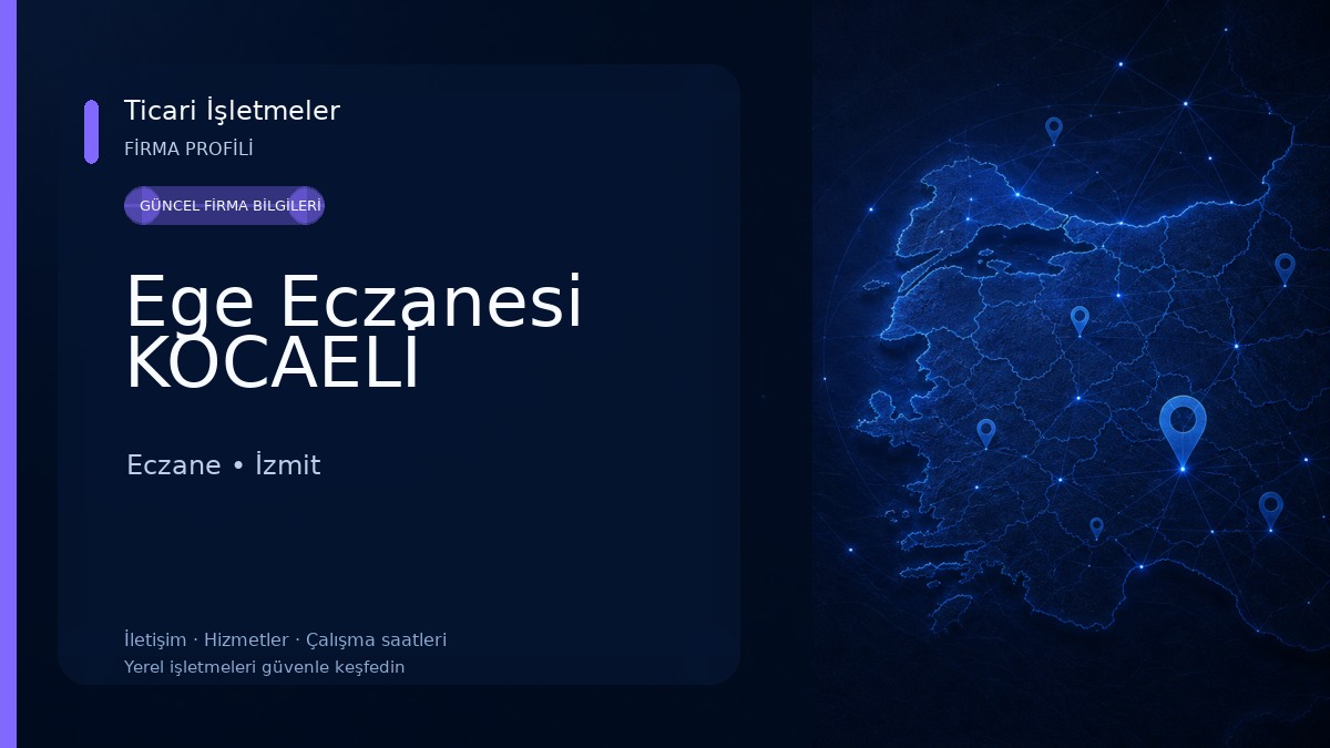 Ege Eczanesi KOCAELİ Eczane