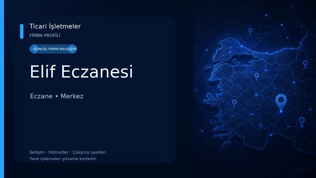 Elif Eczanesi Eczane