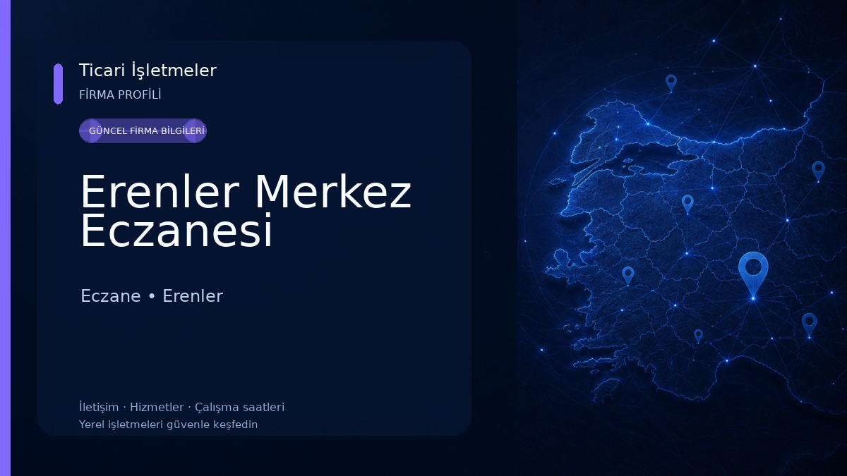 Erenler Merkez Eczanesi