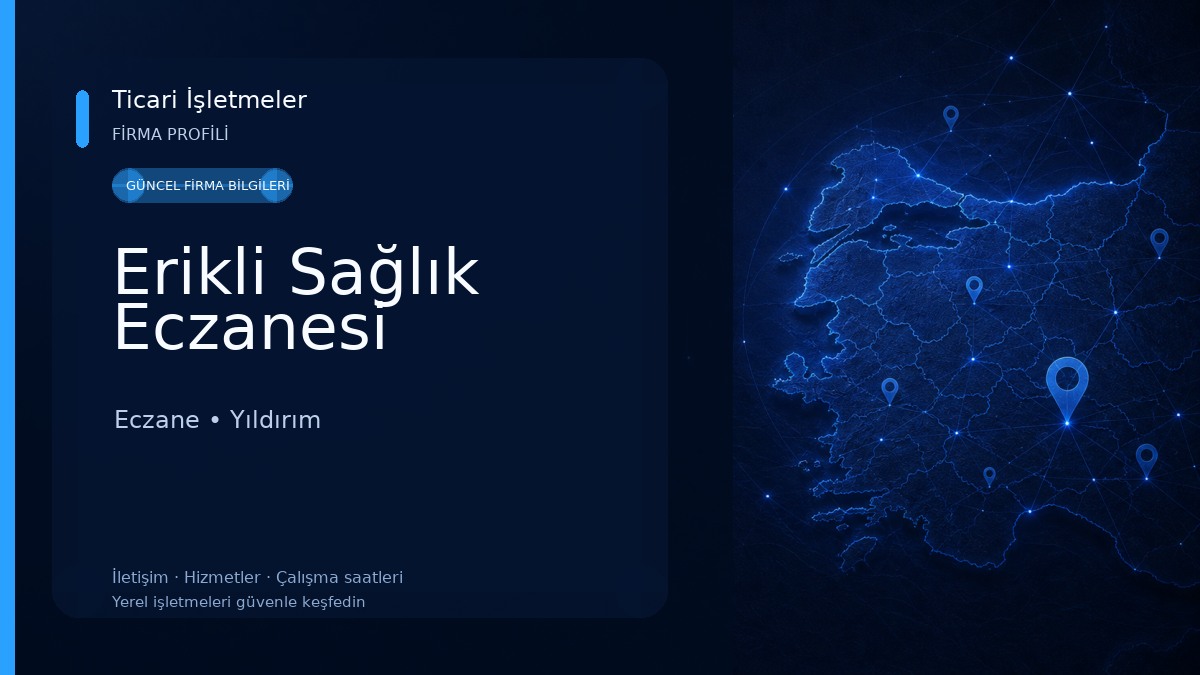Erikli Sağlık Eczanesi