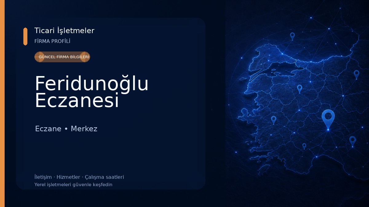Feridunoğlu Eczanesi Eczane