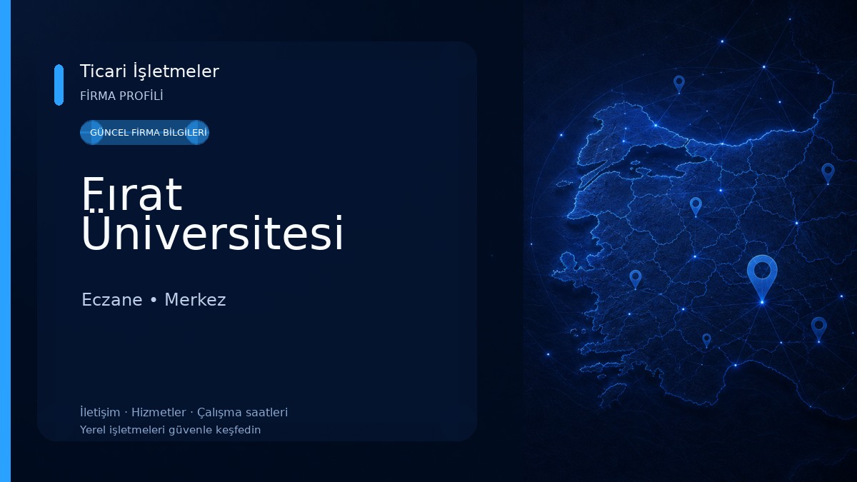 Fırat Üniversitesi Eczane