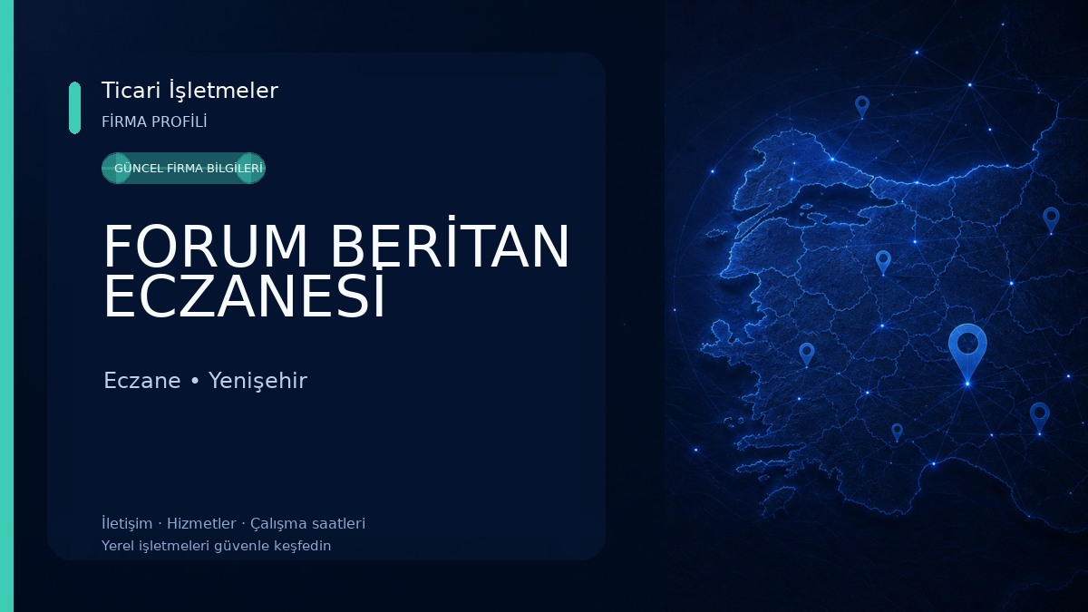 FORUM BERİTAN ECZANESİ Eczane