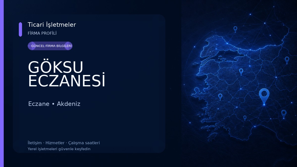 GÖKSU ECZANESİ