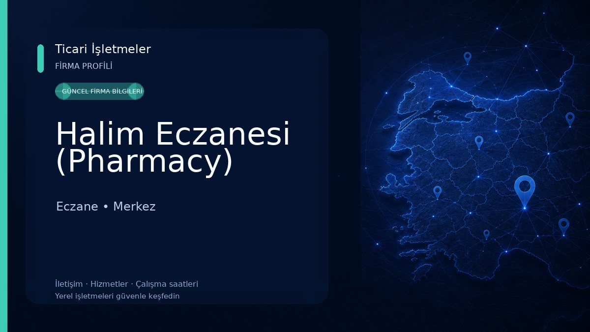 Halim Eczanesi (Pharmacy)