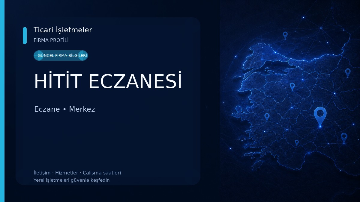 HİTİT ECZANESİ