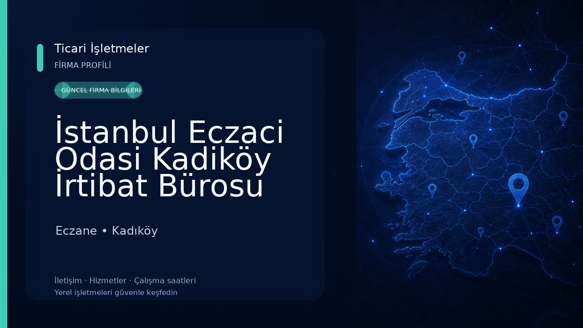İstanbul Eczaci Odasi Kadiköy İrtibat Bürosu