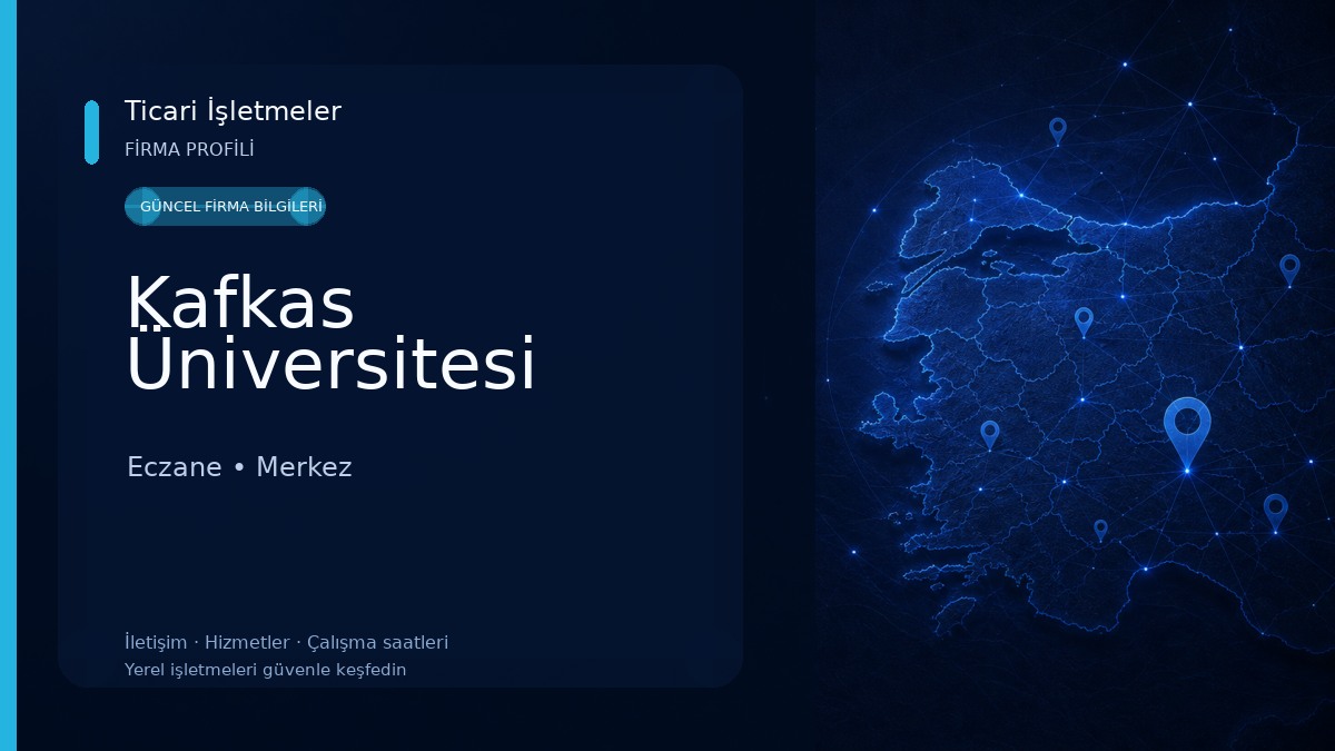 Kafkas Üniversitesi Eczane