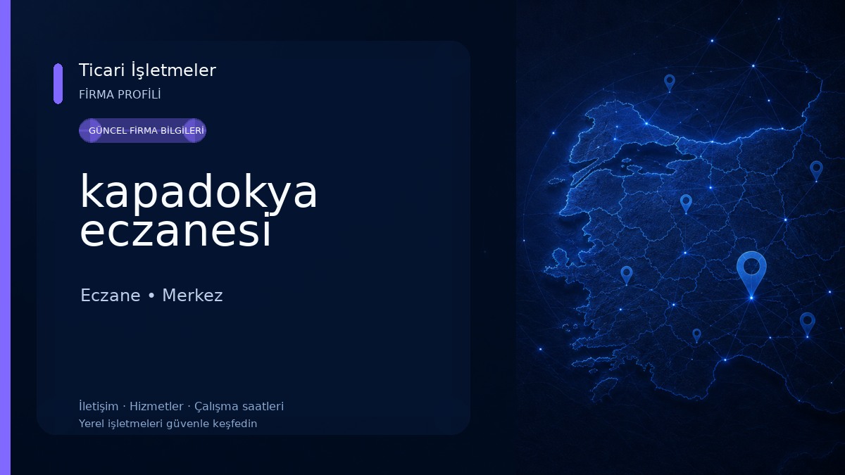 kapadokya eczanesi