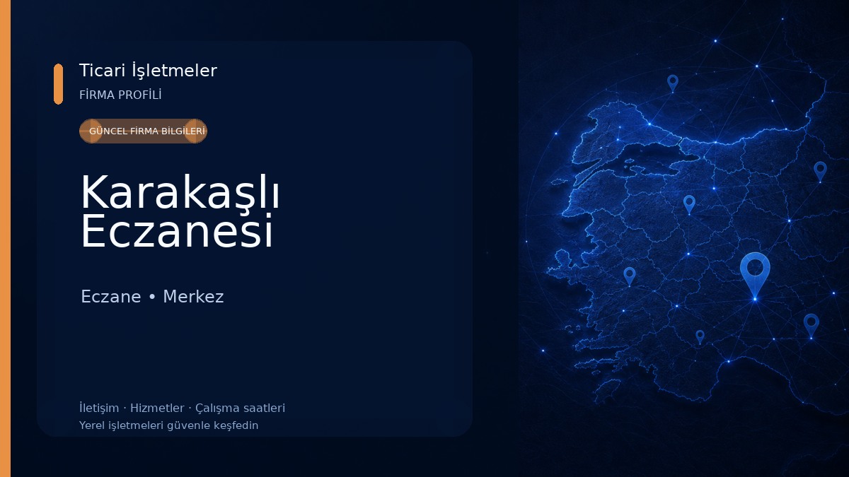 Karakaşlı Eczanesi Eczane
