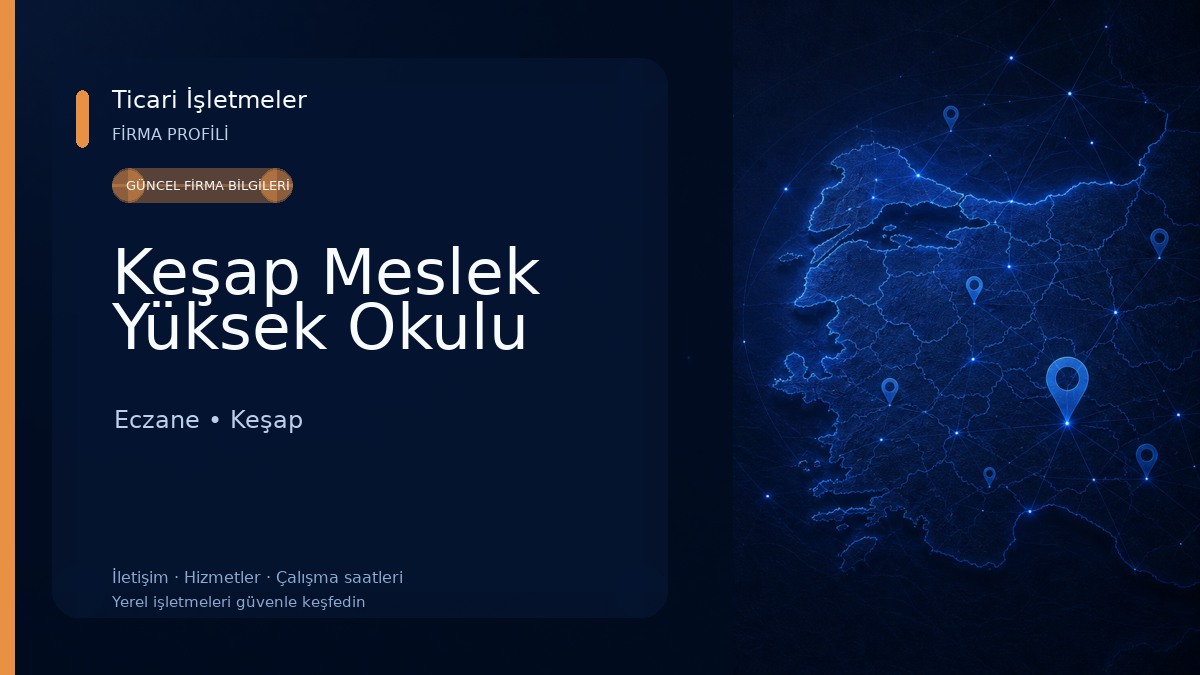 Keşap Meslek Yüksek Okulu Eczane
