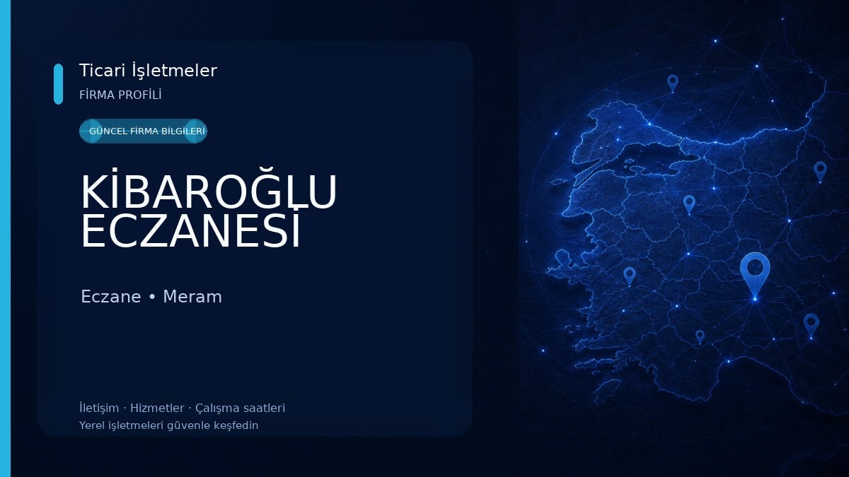 KİBAROĞLU ECZANESİ 