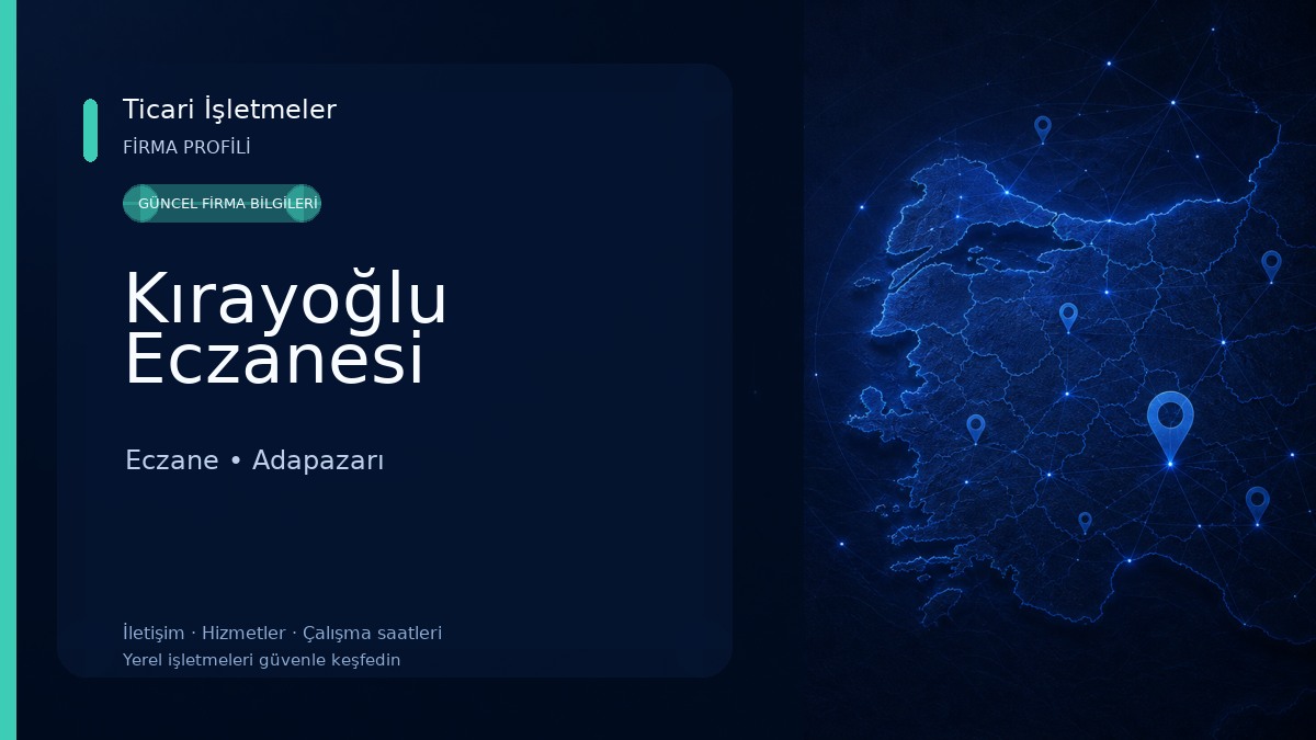 Kırayoğlu Eczanesi Eczane