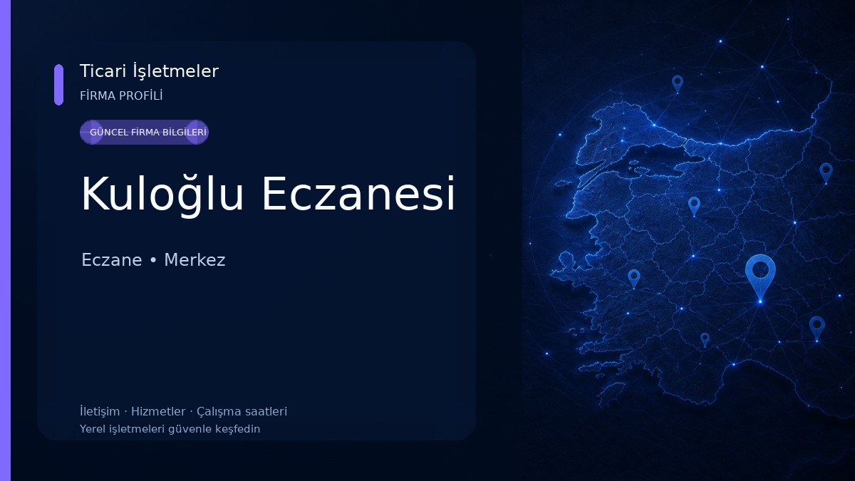 Kuloğlu Eczanesi Eczane