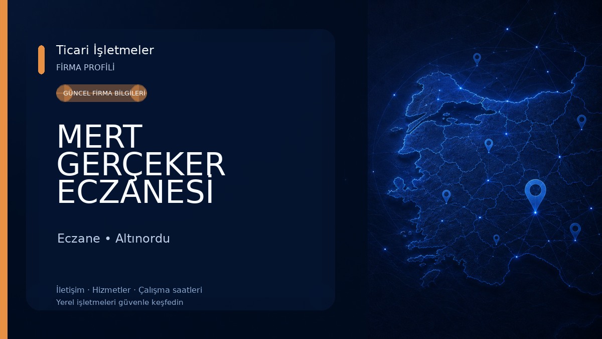 MERT GERÇEKER ECZANESİ Eczane