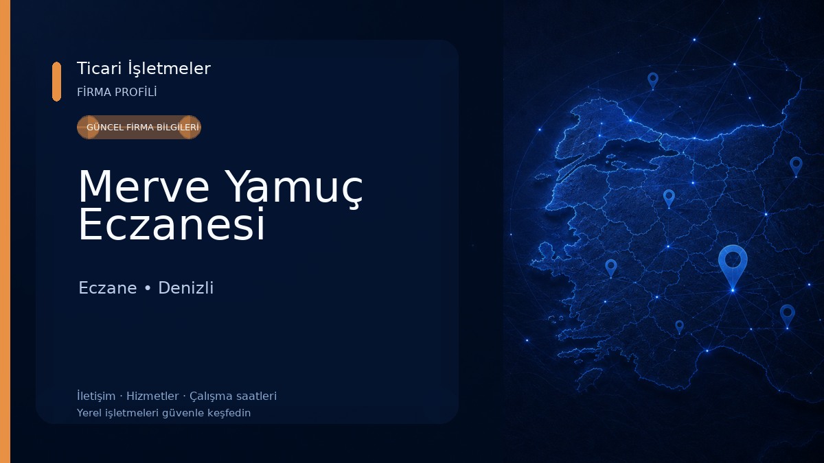 Merve Yamuç Eczanesi Eczane