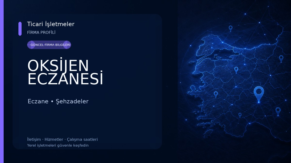 OKSİJEN ECZANESİ Eczane