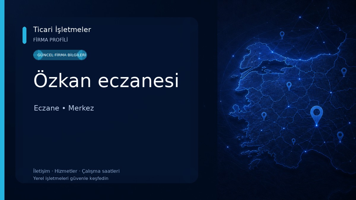 Özkan eczanesi 