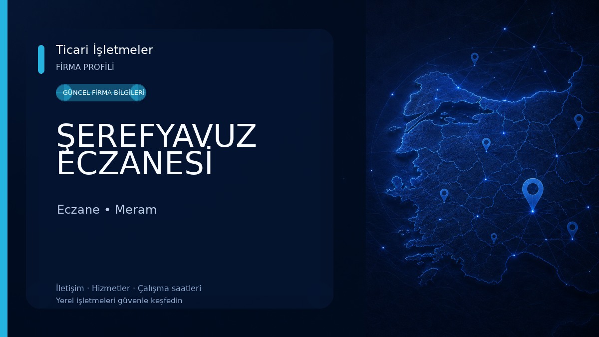 ŞEREFYAVUZ ECZANESİ Eczane