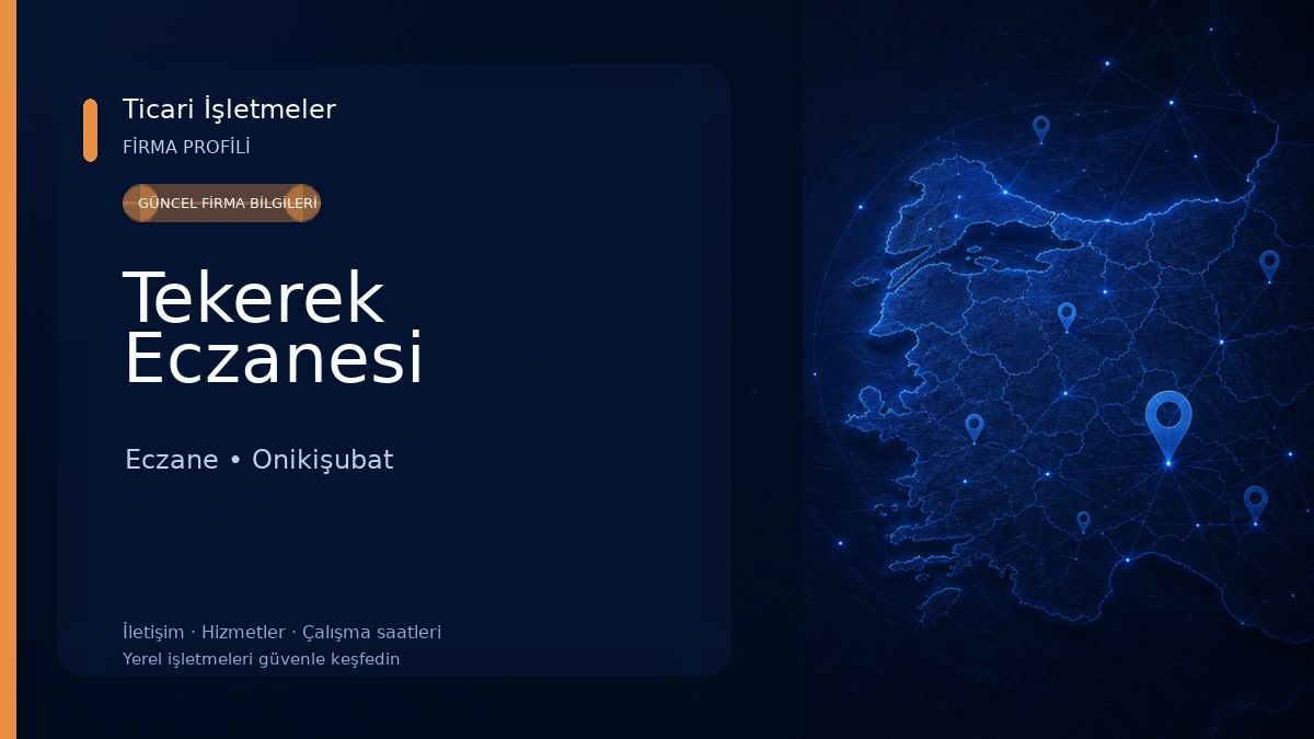 Tekerek Eczanesi Eczane