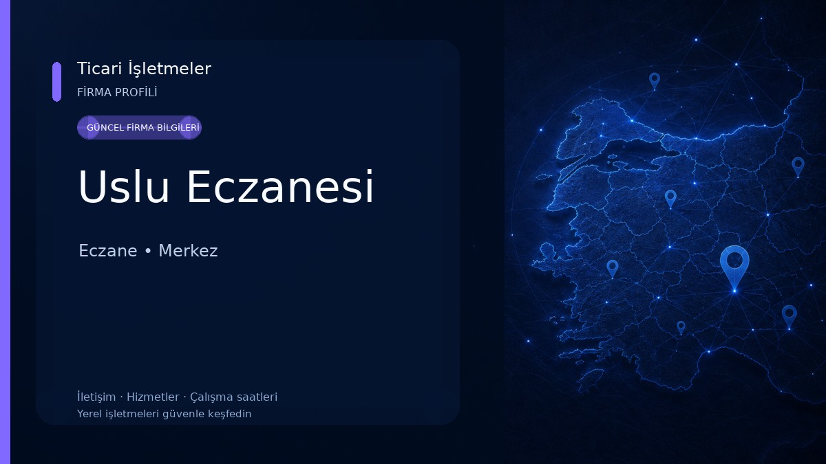 Uslu Eczanesi Eczane