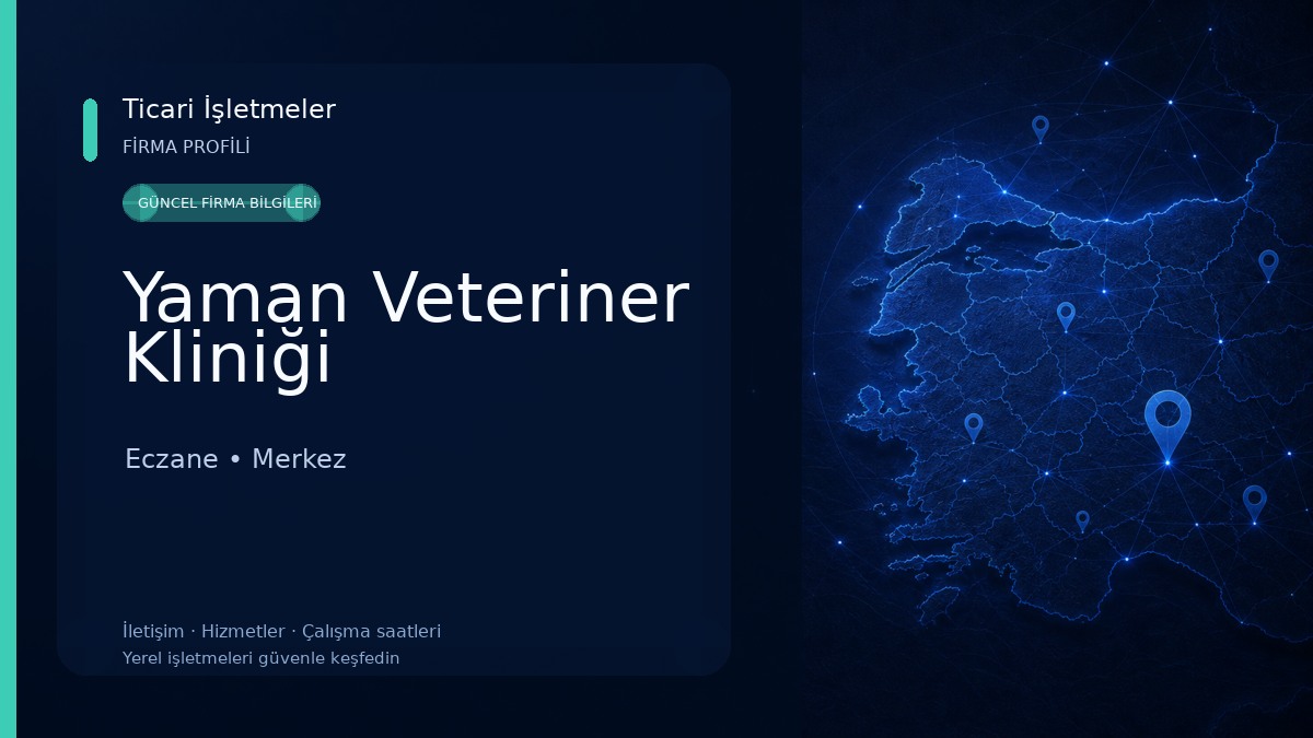 Yaman Veteriner Kliniği Eczane