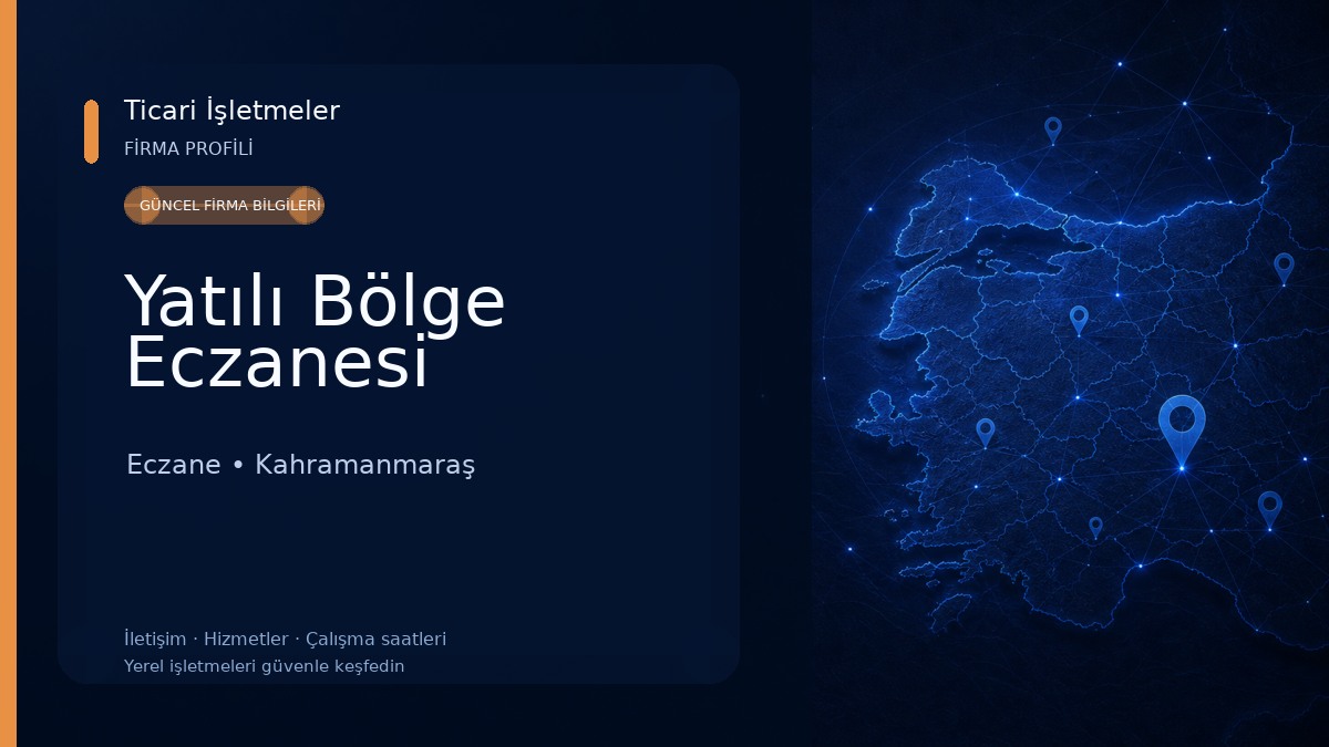 Yatılı Bölge Eczanesi