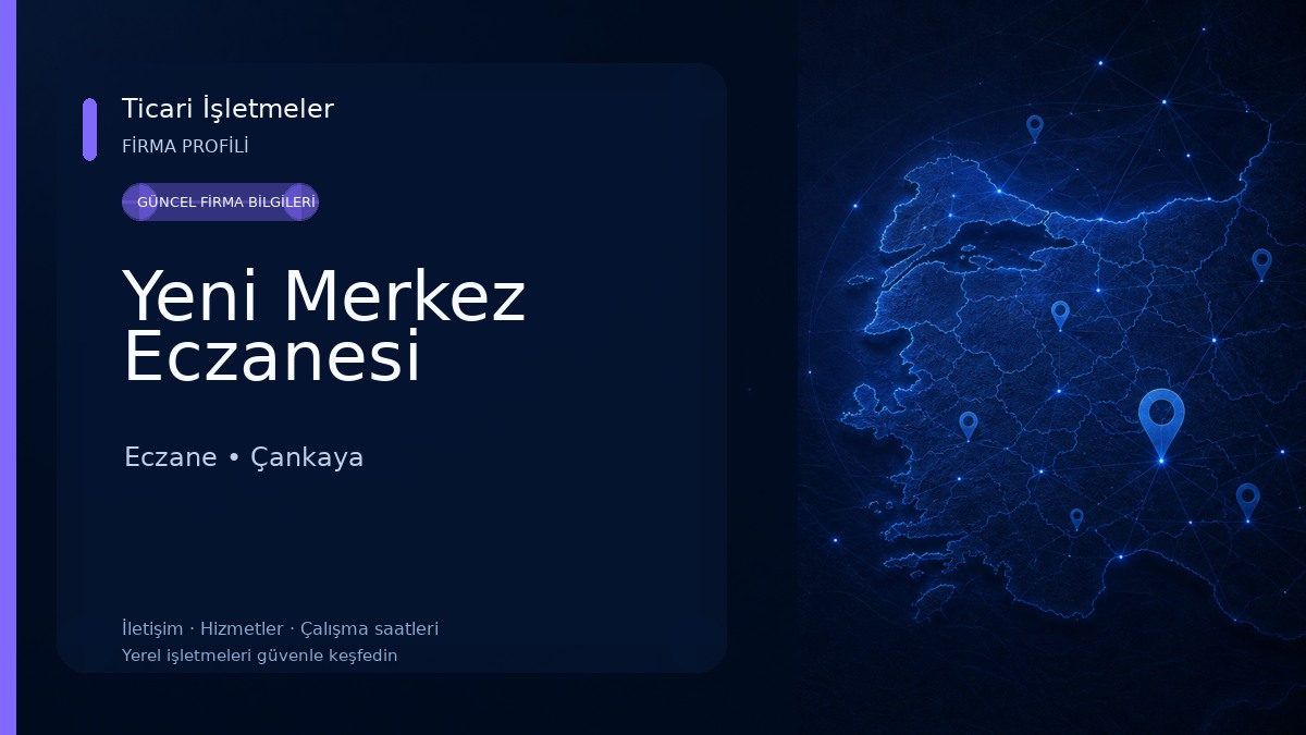 Yeni Merkez Eczanesi