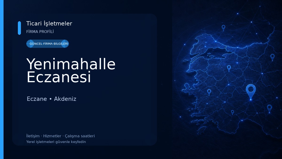 Yenimahalle Eczanesi Eczane